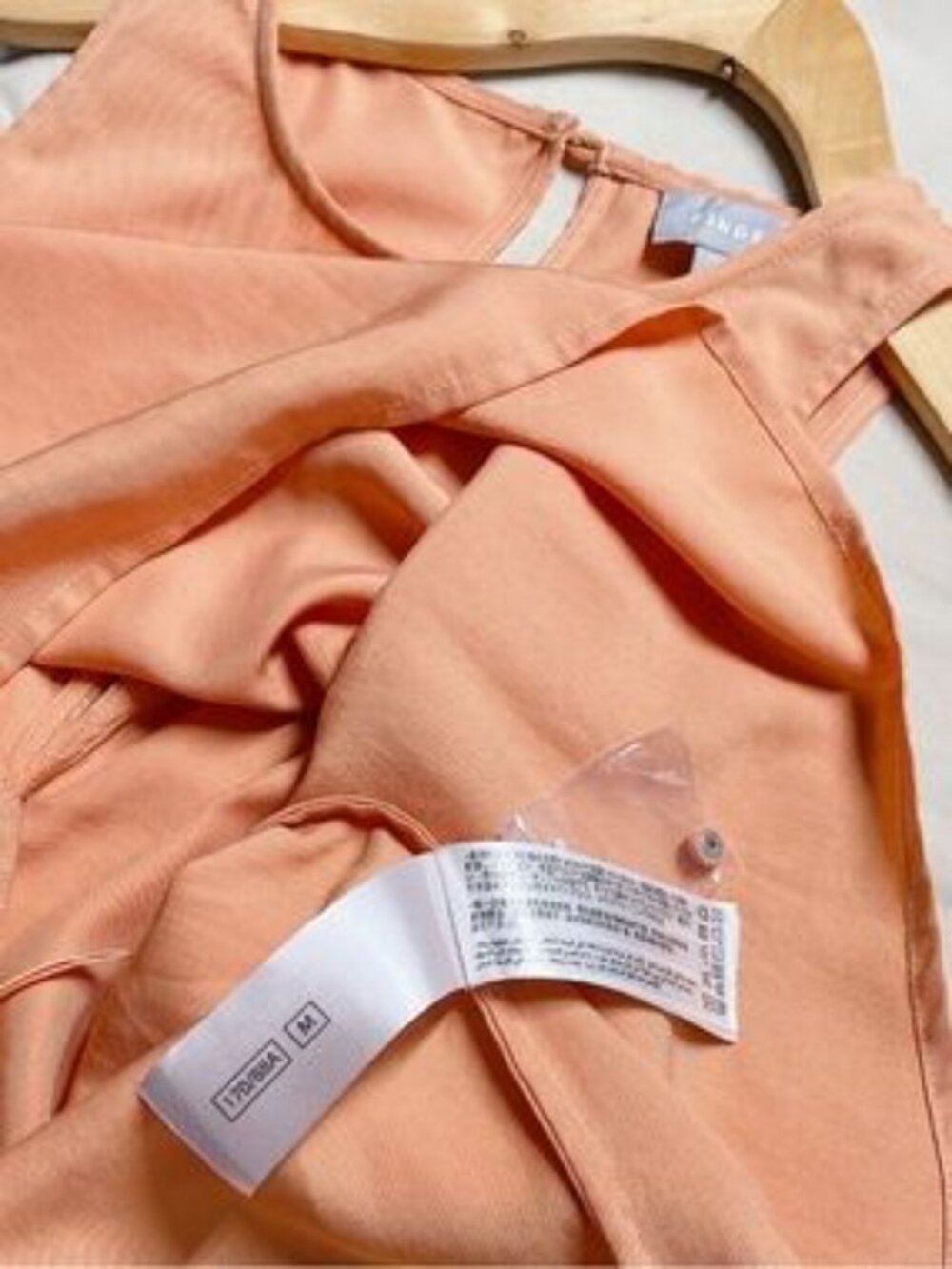 FINDERS High Low Asymmetrical Hem Sleeveless Peach Tunic Top - Picture 8 of 10